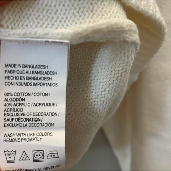 IZOD Crewneck Sweater | Striped, Classic Fit, Neutral Colors, XL, NWOT - Picture 8 of 9